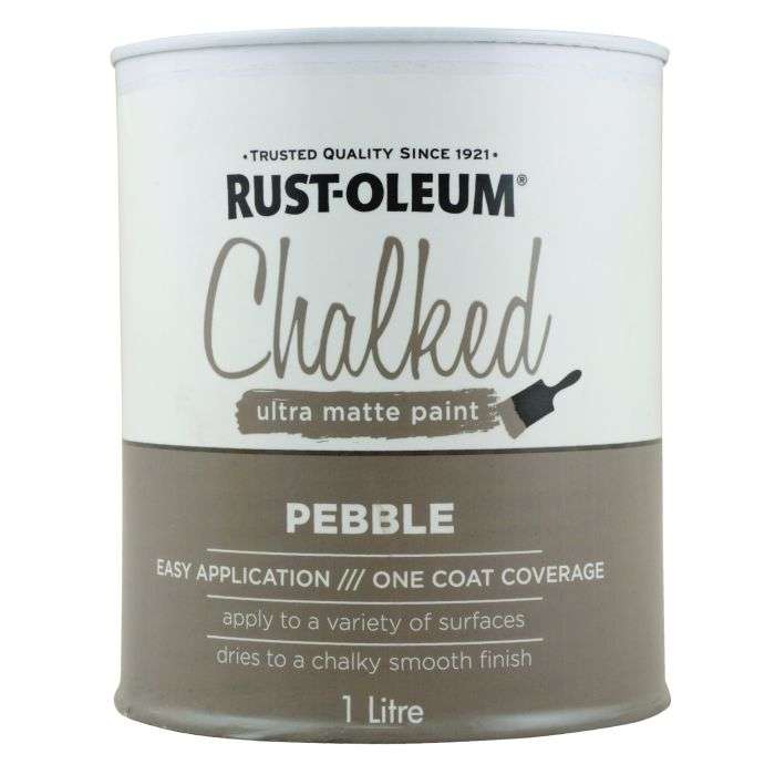Rust-oleum Chalked Ultra Matte Paint 1L Pebble