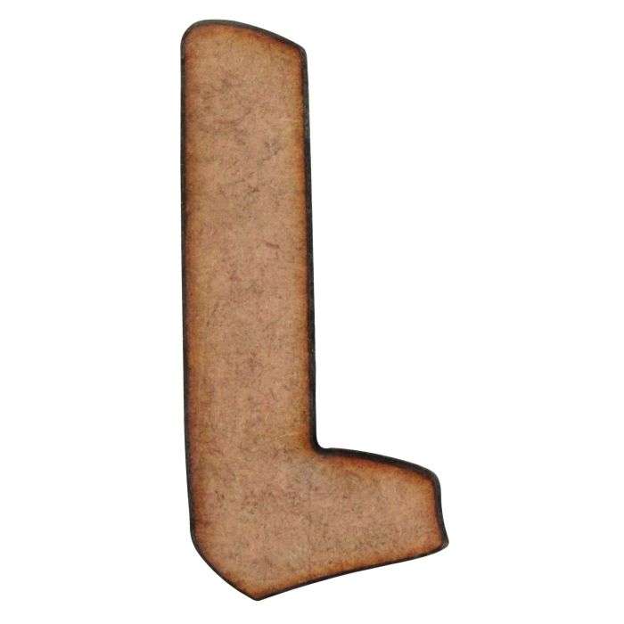 Unlimited Ideas MDF Wood Alphabet-L 50mm