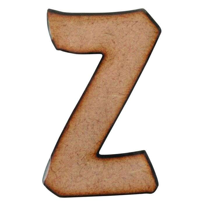 Unlimited Ideas MDF Wood Alphabet-Z 50mm