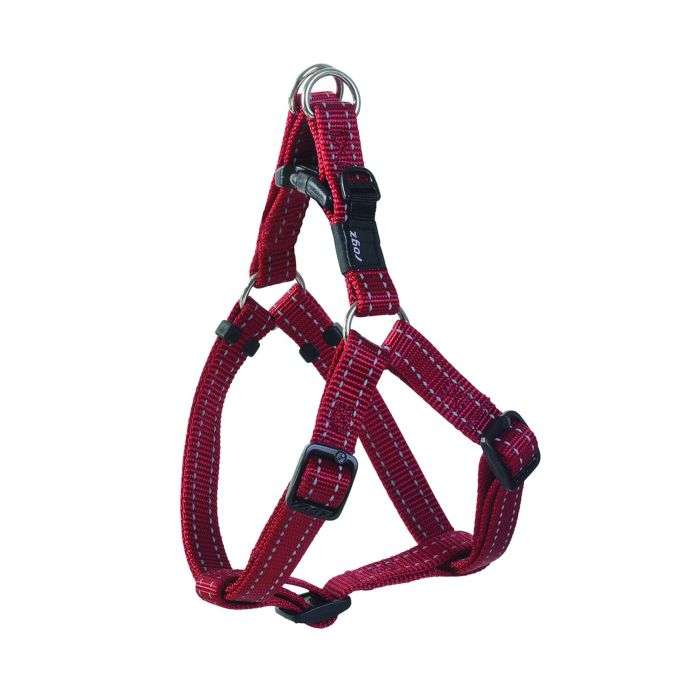 Rogz Red Reflective Dog Step-In-Harness - Medium