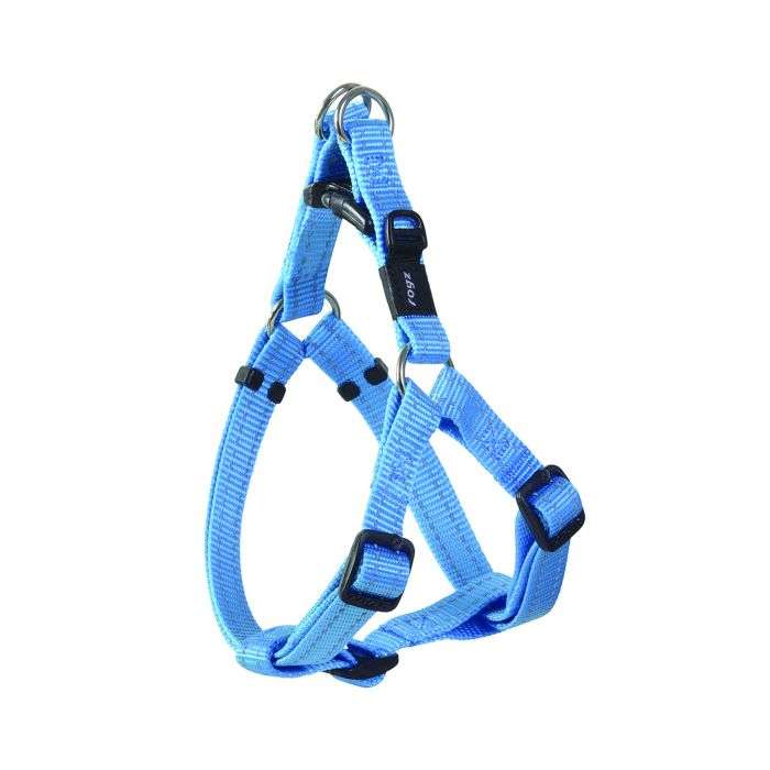 Rogz Turquoise Reflective Dog Step-In-Harness - Large