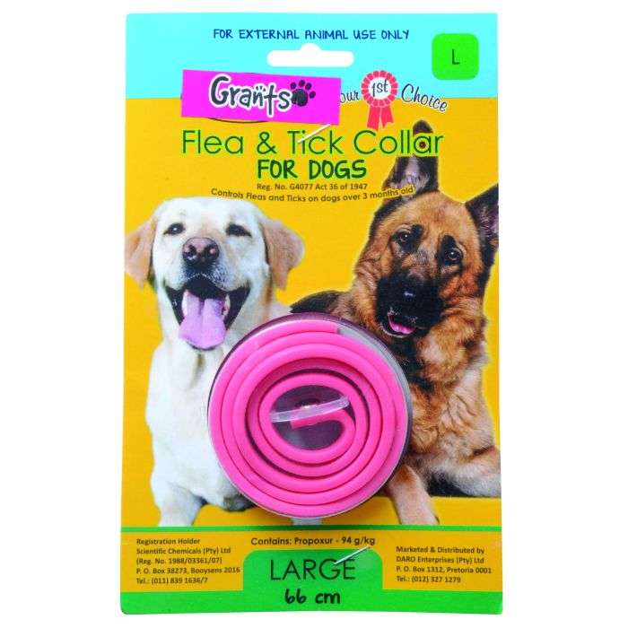 Grants Large Tick & Flea Pet Collar