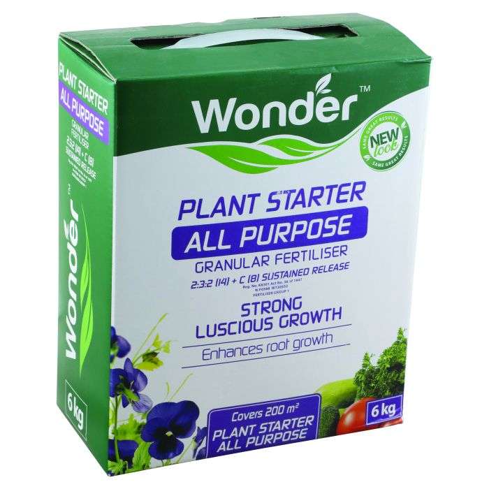 Wonder Plant Starter All Purpose 2:3:2 (14) + C(8) Fertilizer 6kg