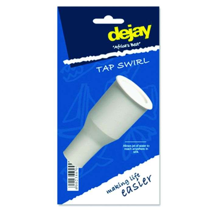 Dejay White Tap Swirl Adaptor