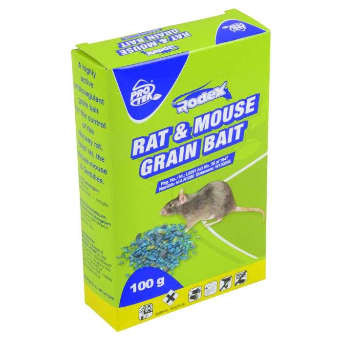 Protek Rodex Rat & Mouse Grain Bait 100g