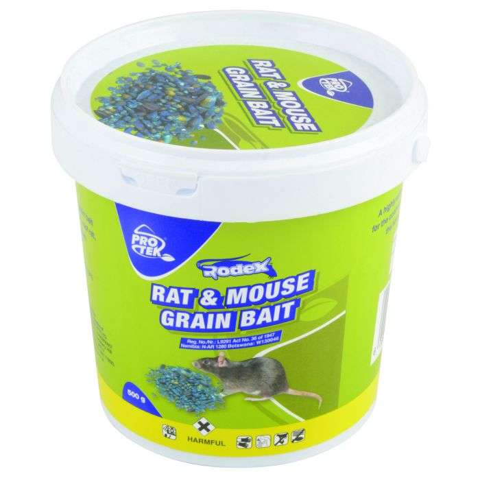 Protek Rodex Rat & Mouse Grain Rodent Poison 500g