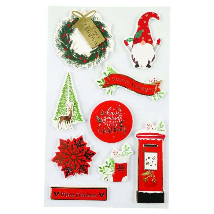 Crazy Craft Joyful 3d Stickers