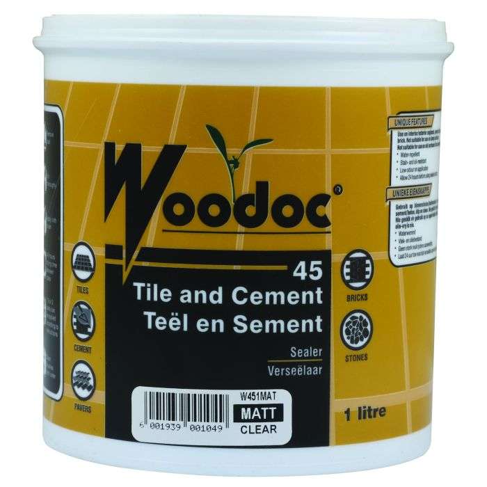 Woodoc 45 Tile & Cement Sealer 1L