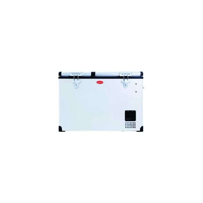 Snomaster 66L Dual Stainless Steel Fridge Freezer