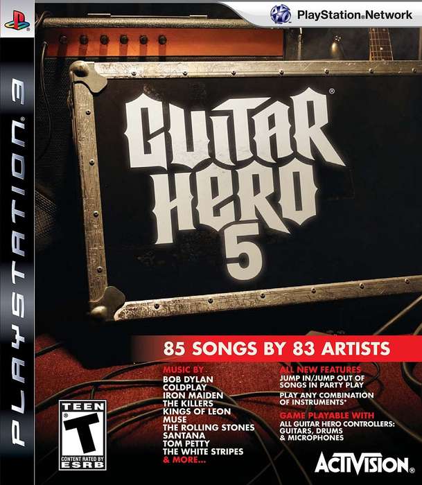 Guitar Hero 5 - Game Only (PS3)