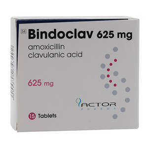 BINDOCLAV  625MG 15 TABLETS