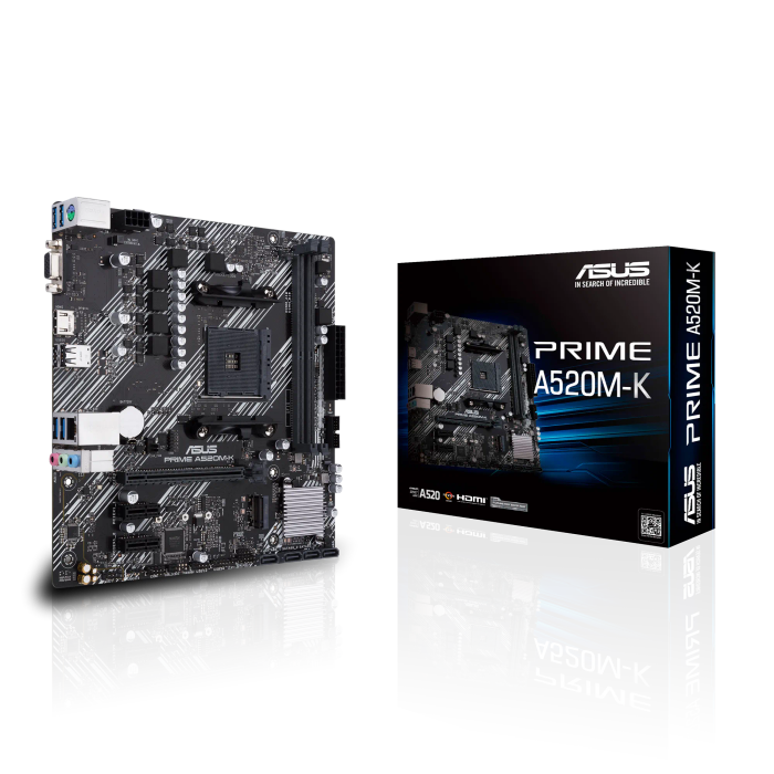 Asus Prime A520M-K Amd Am4 M Atx Board