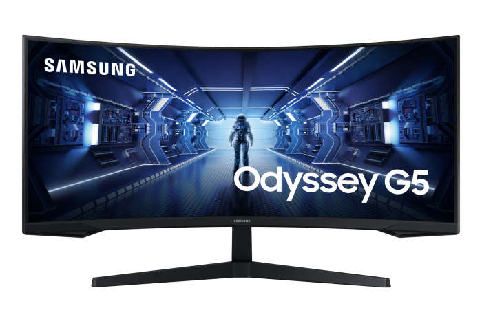 Samsung Lc34G55Tww 34'' G5 Odyssey Gaming Monitor; Curved 1000R; 3440X1440; Max 165Hz; 1X Hdmi; Disp