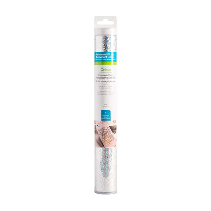 2006483 - Cricut Premium Vinyl Holo Sparkle Silver 12X48