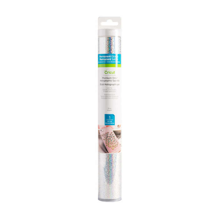 2006483 - Cricut Premium Vinyl Holo Sparkle Silver 12X48