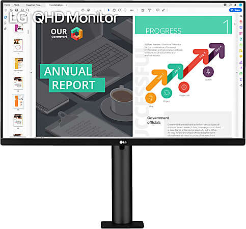 Lg Monitor Ips 27 1440P 75Hz Hdmi QHD - 27QN880
