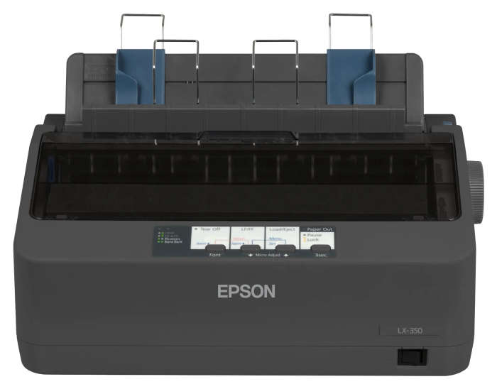 Epson LX-350; Dot Matrix Printers; Impact dot matrix; 80 columns; 9 Needles; RS-232; Bidirection...