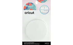 2006582: Cricut Infusible Ink Ceramic Coasters 4-Pack (White Round) 4 Round Coasters 3.6'' Dia. (...