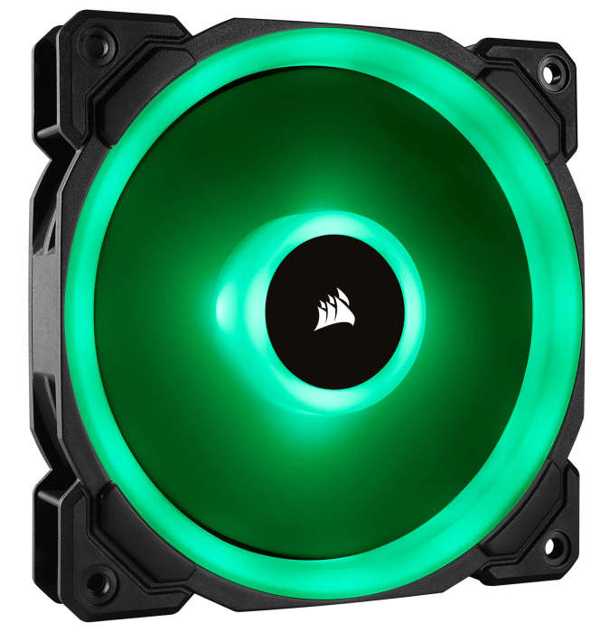 Corsair Ll120 Rgb 120Mm Dual Light Loop Rgb Led Pwm 600 - 1500 Rpm Cooling Fan