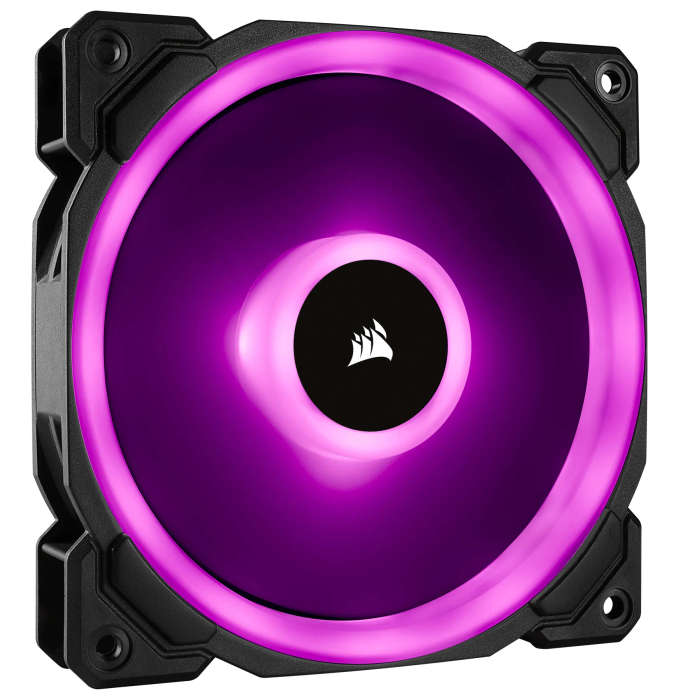 Corsair Ll120 Rgb 120Mm Dual Light Loop Rgb Led Pwm 600 - 1500 Rpm Cooling Fan