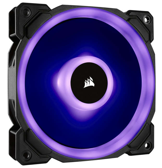 Corsair Ll120 Rgb 120Mm Dual Light Loop Rgb Led Pwm 600 - 1500 Rpm Cooling Fan