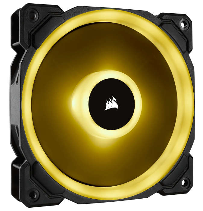 Corsair Ll120 Rgb 120Mm Dual Light Loop Rgb Led Pwm 600 - 1500 Rpm Cooling Fan