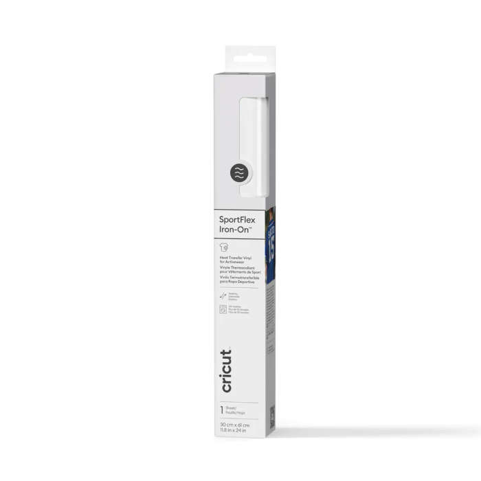 2011322 - Cricut SportFlex Iron-On 28x60cm (White)