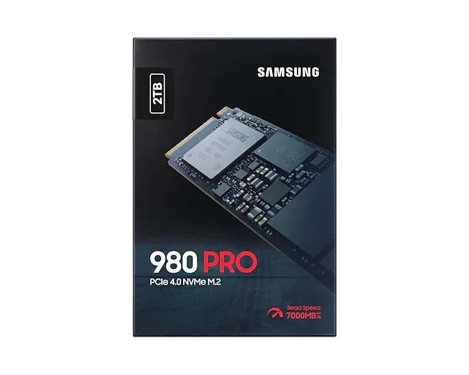 Samsung 2tb 980 Pro Nvme Gen 4x4 Ssd Mz-v8p2t0bw