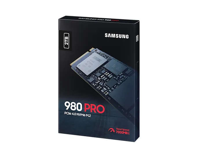 Samsung 2tb 980 Pro Nvme Gen 4x4 Ssd Mz-v8p2t0bw