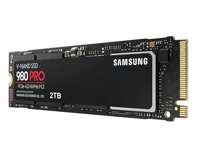 Samsung 2tb 980 Pro Nvme Gen 4x4 Ssd Mz-v8p2t0bw