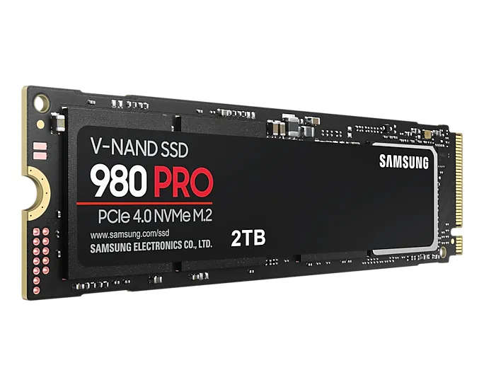Samsung 2tb 980 Pro Nvme Gen 4x4 Ssd Mz-v8p2t0bw