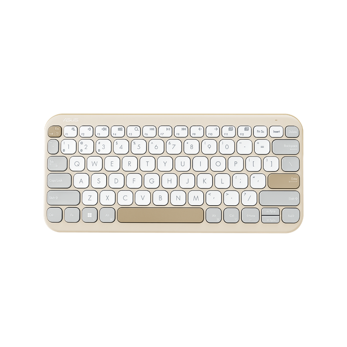 Asus Marshmallow KW100 Oatmilk Wireless Keyboard