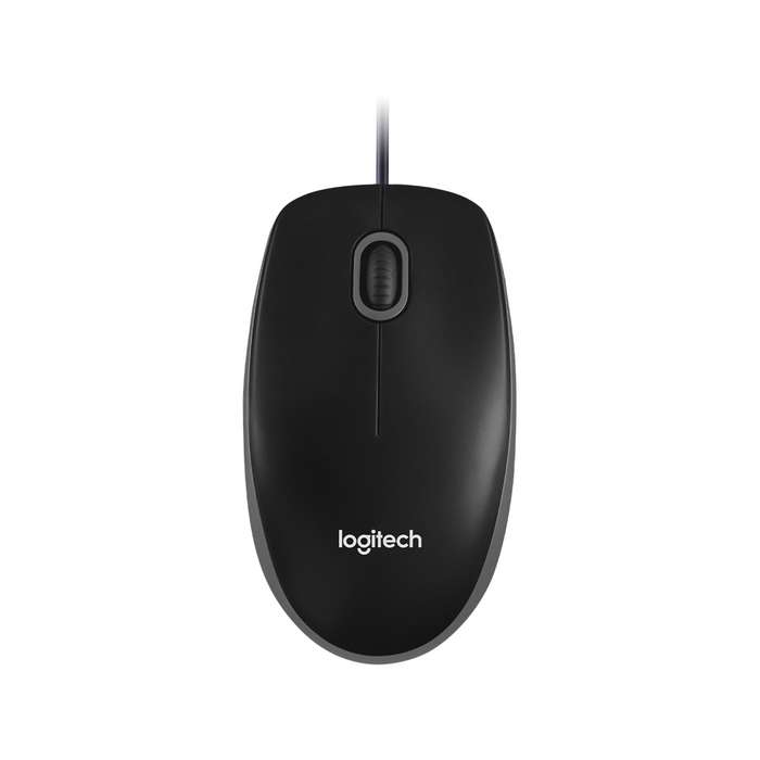 Logitech B100 Corded Usb Mouse - Black