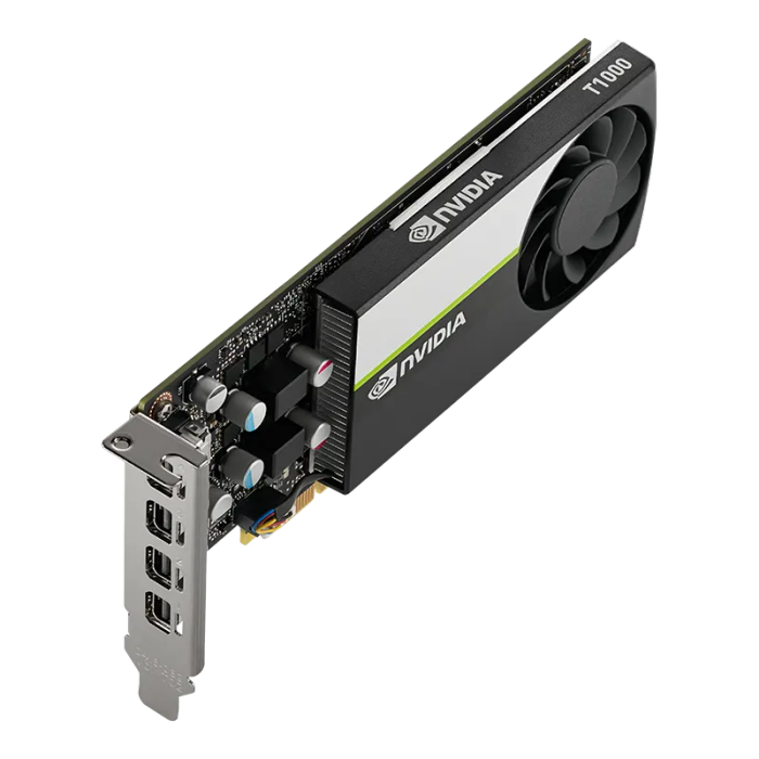 Pny Nvidia Quadro T1000 Pci-Express 3.0 X16 Lp 8Gb Gddr6 128-Bit 4X Mini Dp 1.4: Low Profile 50W