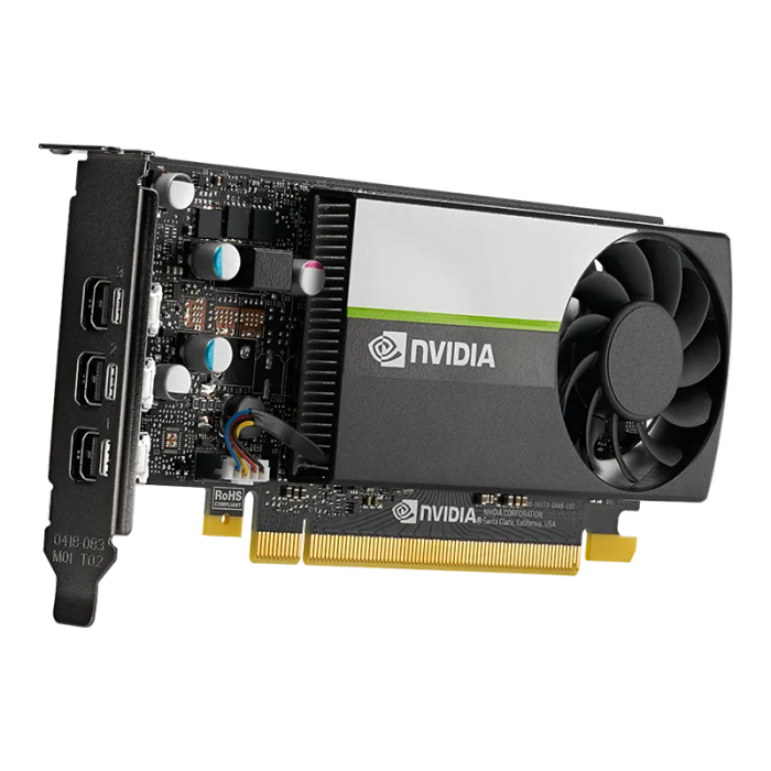 Pny Nvidia Quadro T400 Pci-Express 3.0 X16 4 Gb Gddr6 64-Bit 3X Mini Dp 1.4 Low Profile 30W