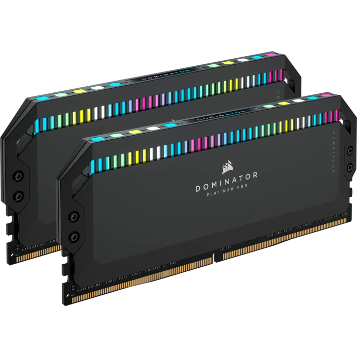 CORSAIR DOMINATOR RGB DDR5 64GB (2 x 32GB) DDR5 6400 CL32-40-40-84 1.40V Intel XMP - BLACK