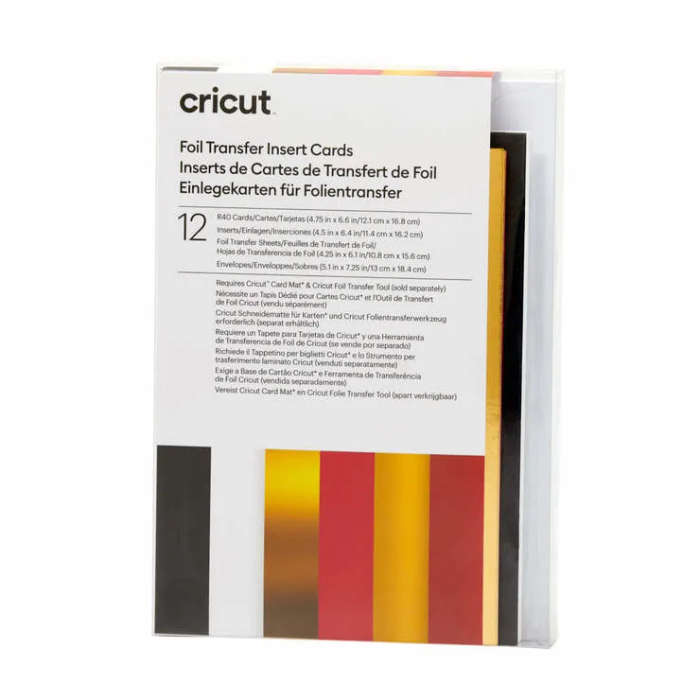 2009480 - Cricut Insert Cards Foil Royal Flush R40 (12;1 Cm X 16;8 Cm) 12-Pack