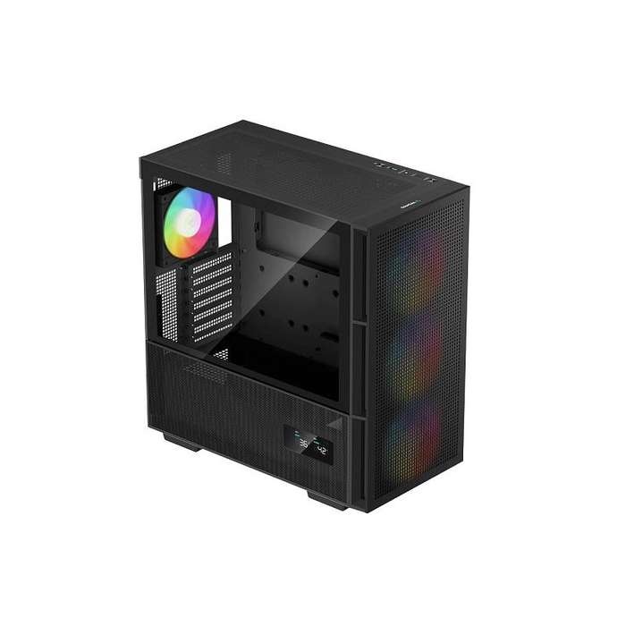 DeepCool CH560 Digital ATX Mesh Front Mid-Tower With Built-in Dual Status Digital LCD Display And...