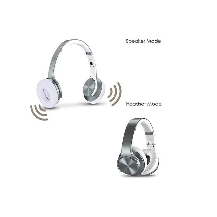 Sodo Mh5 2In1 Bt Headset&Speaker W Mic - Grey Colour