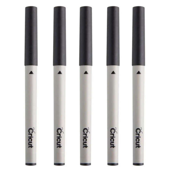 2002948 - Cricut Explore Maker Multi-Size Pen Set 5-Pack (Black) .