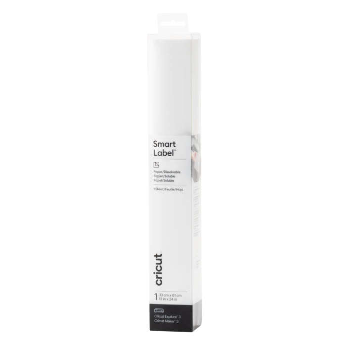Cricut Smart Dissolvable Paper Labels White 13X24 Inch - 2010062