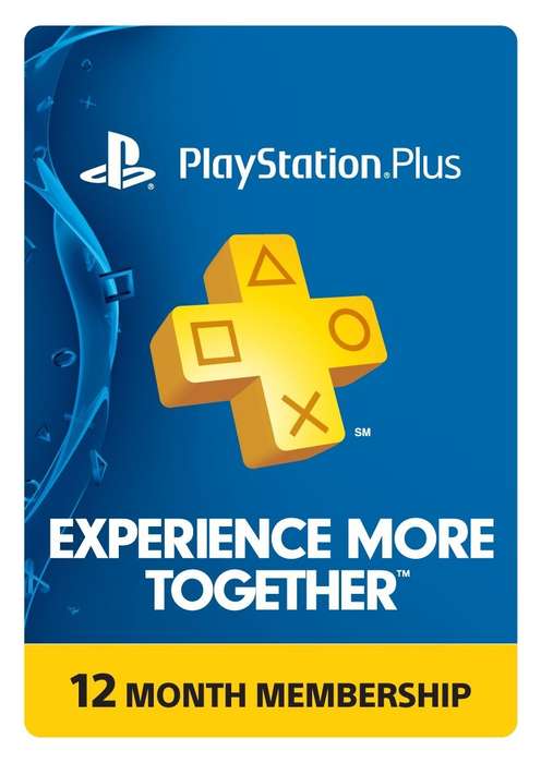 PlayStation Plus Network Card - 12 Month Membership