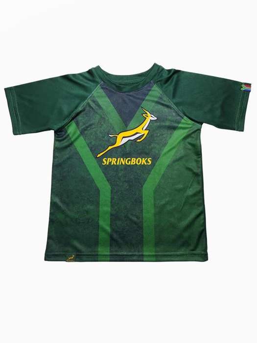 Kids Springbok Polyester Tshirt Green