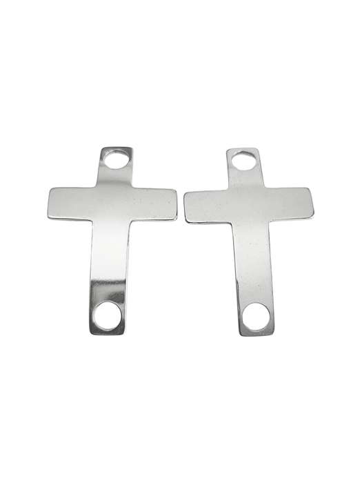 Two Bracelet Cross connectors, 37mm