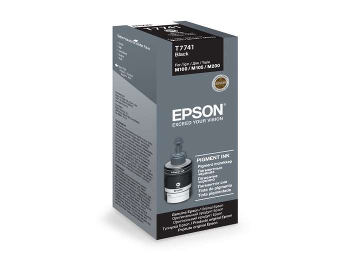 Epson T7741 Black Ink Bottle 140ml For M Series