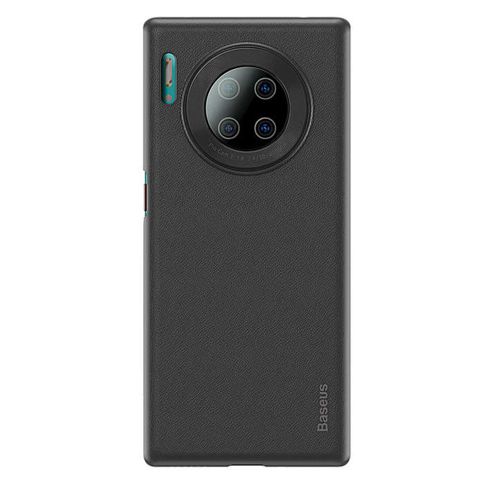 Baseus Alloy Leather Pattern Protective Case for Huawei Mate 30 Pro - Black