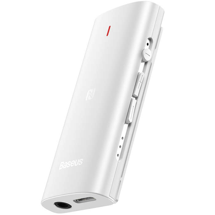 Baseus USB Type-C Built-in NFC Virtual 3D Bluetooth Wireless Receiver - White