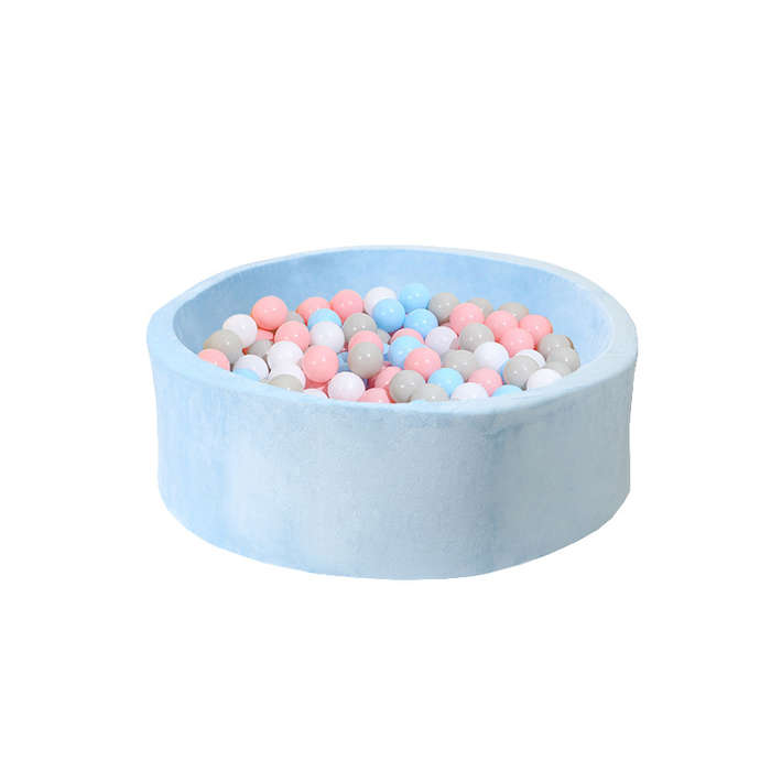 Foam Ball Pit for Kids & Babies - Soft, Safe, and Sensory Fun! - Blue