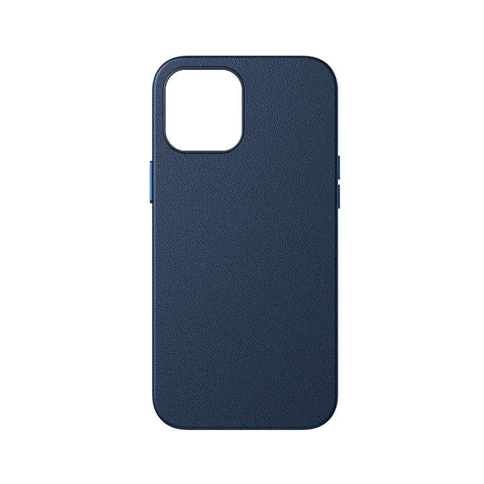 Baseus Original Magnetic Leather MagSafe Case for iPhone 12 - Blue - iPhone 12 Mini