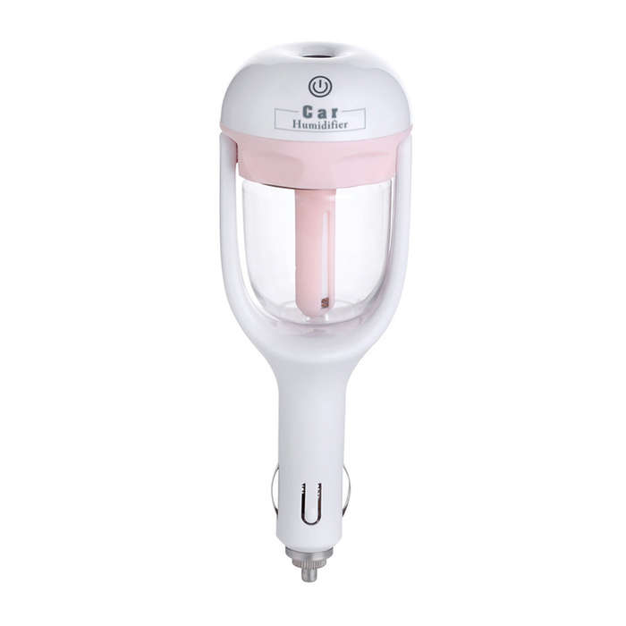 Car Air Freshener Purifier Vehicle Humidifier - Pink
